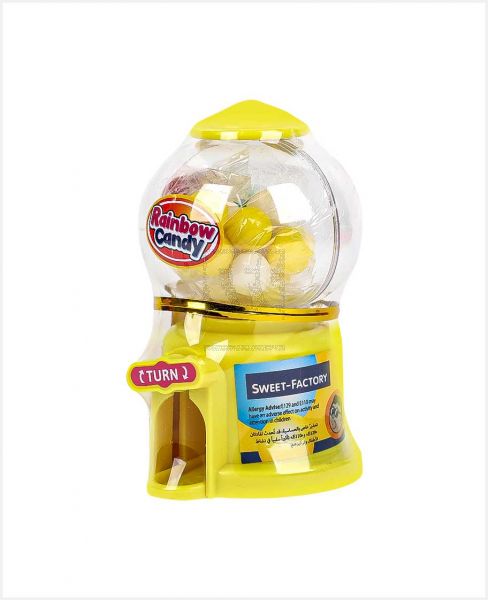 SWEET-FACTORY CANDY DISPENSER WITH RAINBOW CANDY INSIDE 5GM