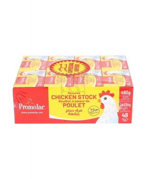 PROMOLAC STOCK(CUBES) ASSORTED 24X20GM PROMO
