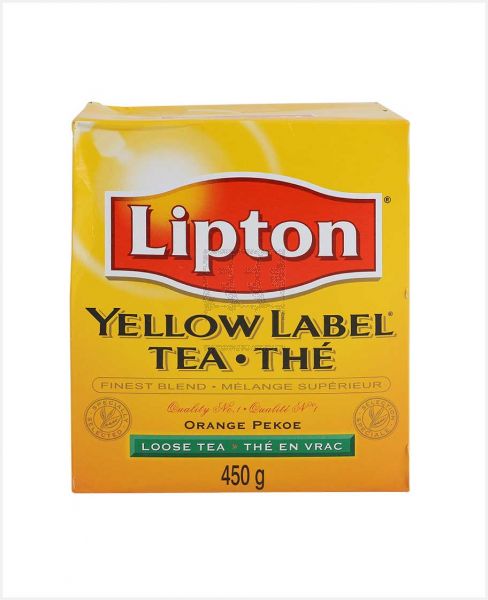 LIPTON YELLOW LABEL LOOSE TEA(QATAR) 450GM @10% OFF