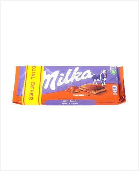 MILKA CARAMEL CHOCOLATE BAR 2X100GM @SPL OFFER