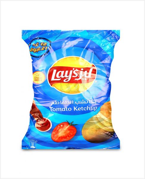 LAY'S POTATO CHIPS TOMATO KETCHUP 21SX12GM PROMO