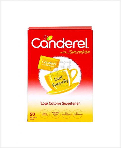 CANDEREL WITH SUCRALOSE LOW CALORIE SWEETENER 100GM