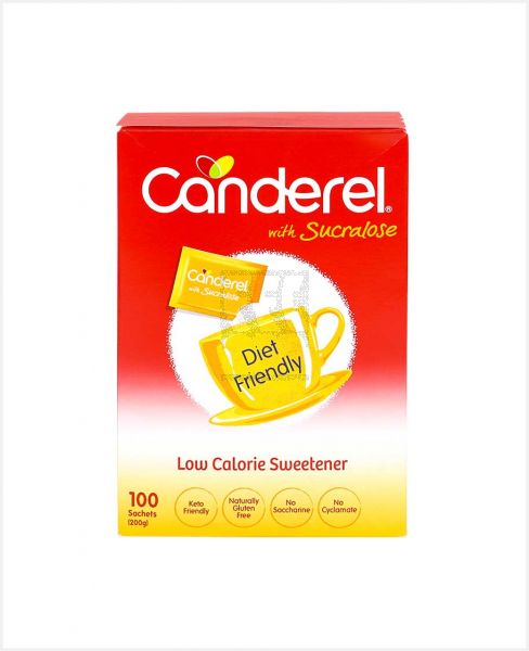 CANDEREL WITH SUCRALOSE LOW CALORIE SWEETENER 200GM