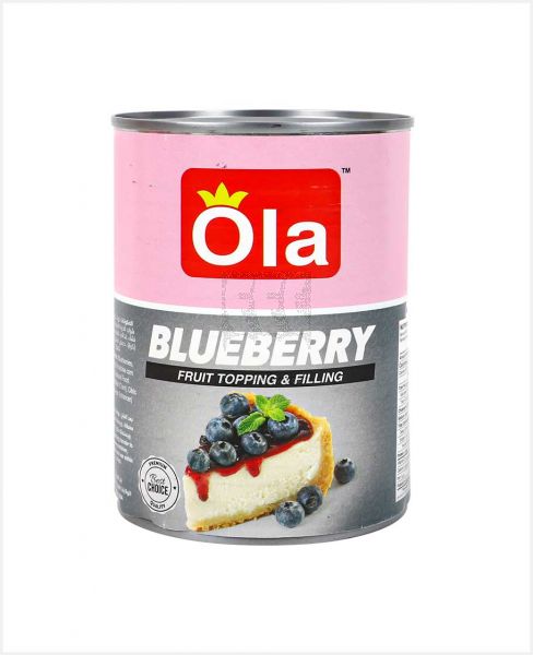 OLA BLUEBERRY FRUIT TOPPING AND FILLING 595GM