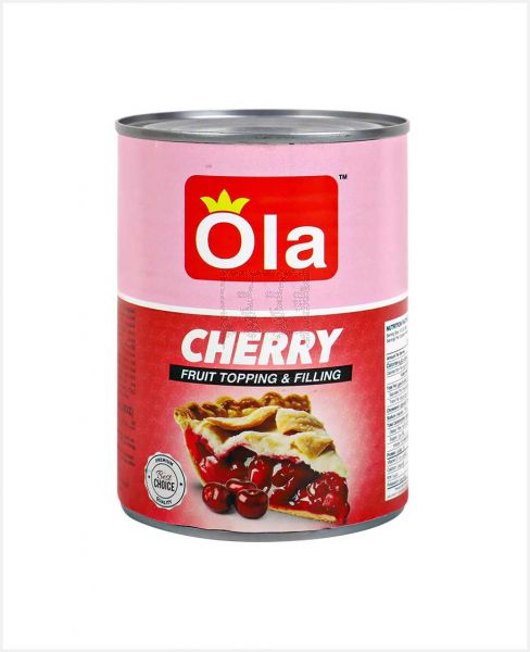 OLA CHERRY FRUIT TOPPING AND FILLING 595GM