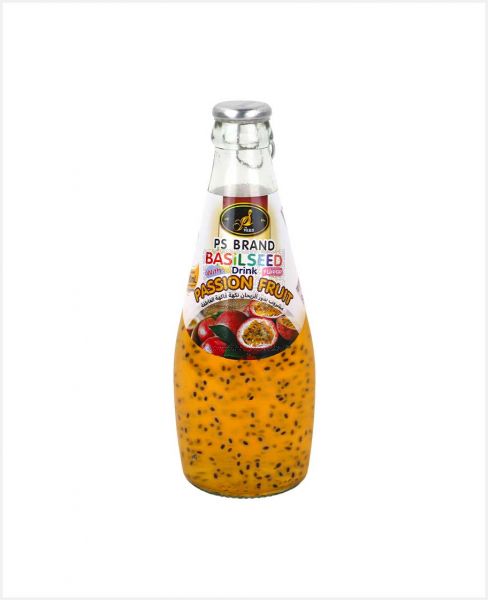 PS BRAND BASIL SEED DRINK PASSION FRUIT FLAVOR 290ML
