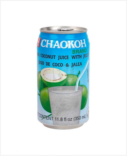 CHAOKOH YOUNG COCONUT JUICE WITH JELLY 350ML