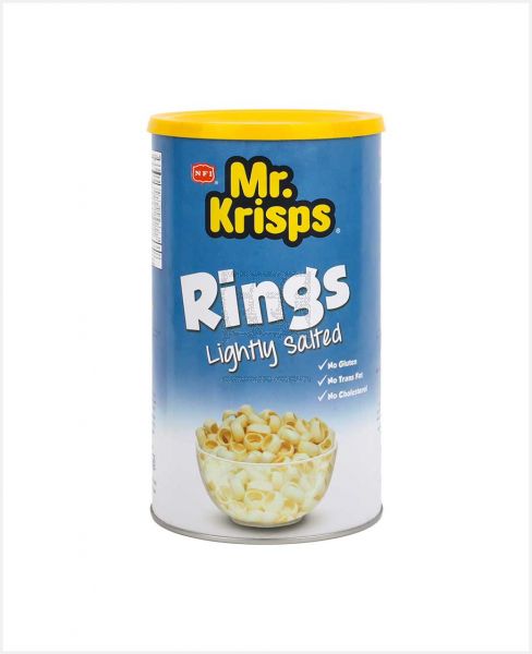MR.KRISPS RINGS LIGHTLY SALTED TIN 65GM