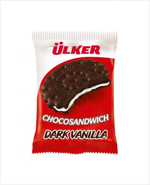 ULKER CHOCO SANDWICH DARK VANILLA 23.5GM