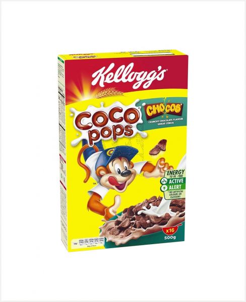 KELLOGG'S COCO POPS CHOCOS 500GM@S.OFFER