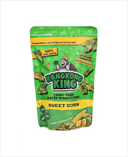 KANGKONG KING CRISPY FRIED WATER SPINACH CHIPS SWT CORN 60GM