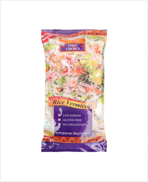 THAI CHOICE NATURAL RICE VERMICELLI 200GM