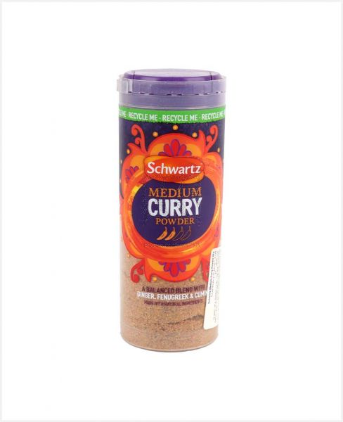 SCHWARTZ MEDIUM CURRY POWDER 90GM