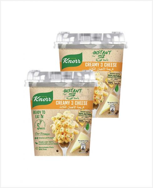 KNORR INSTANT PASTA CREAMY 3 CHEESE 2X67GM @S.PRICE