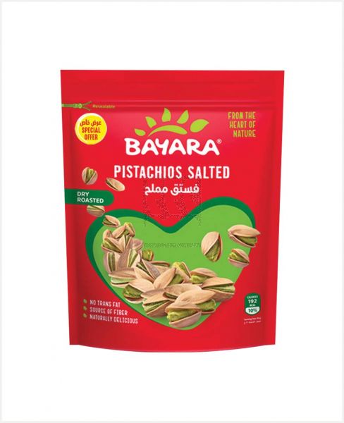 BAYARA SALTED PISTACHIOS 300GM @SPECIAL OFFER