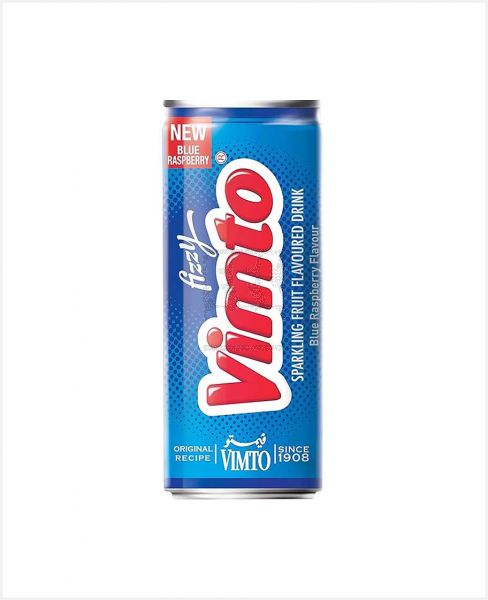 VIMTO SPARKLING FRUIT FLAVOURED DRINK BLUE RASPBERRY 250ML