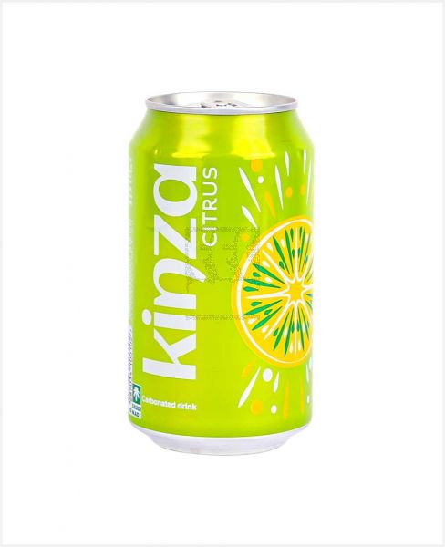 KINZA CITRUS CARBONATED DRINK CAN 360ML