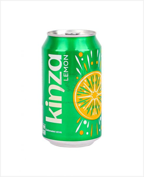 KINZA LEMON CARBONATED DRINK CAN 360ML