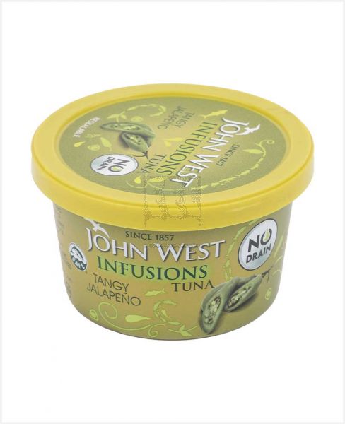 JOHN WEST INFUSIONS TUNA TANGY JALAPENO 80GM
