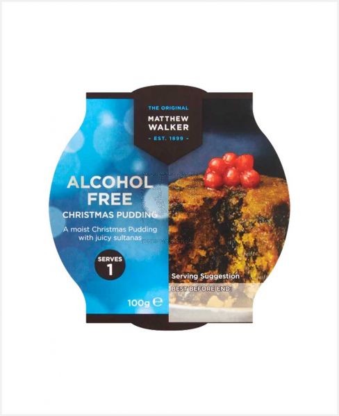 MATTHEW WALKER ALCOHOL FREE CHRISTMAS PUDDING 100GM