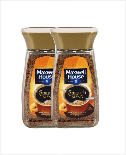 MAXWELL HOUSE SMOOTH BLEND COFFEE 2X95GM