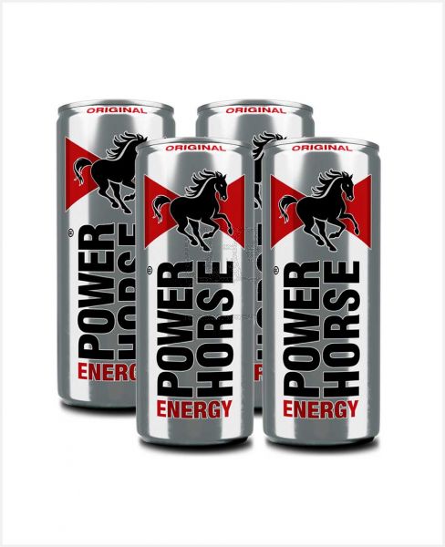 POWER HORSE ENERGY DRINK CAN 4SX250ML PROMO