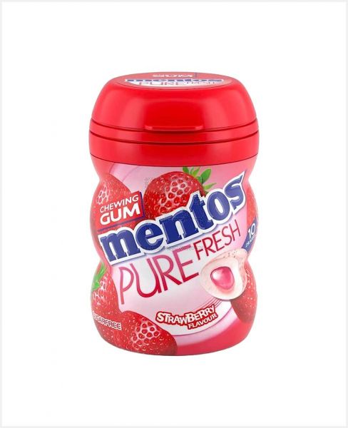 MENTOS S/F PURE FRESH STRAWBERRY CHEWING GUM 10S 20GM