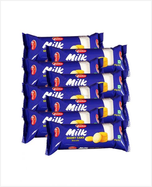 MUNCHEE BISCUITS MILK SHORT CAKE 8X85GM @S.OFFER