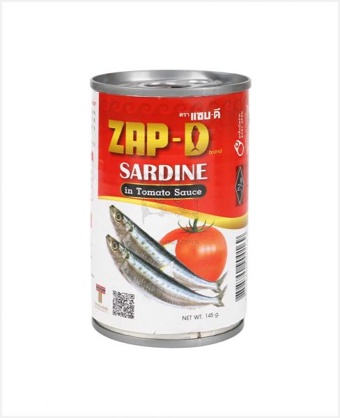 ZAP-D SARDINE IN TOMATO SAUCE 145GM