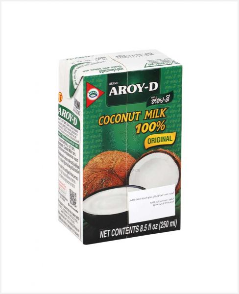 AROY-D 100% COCONUT MILK 250ML