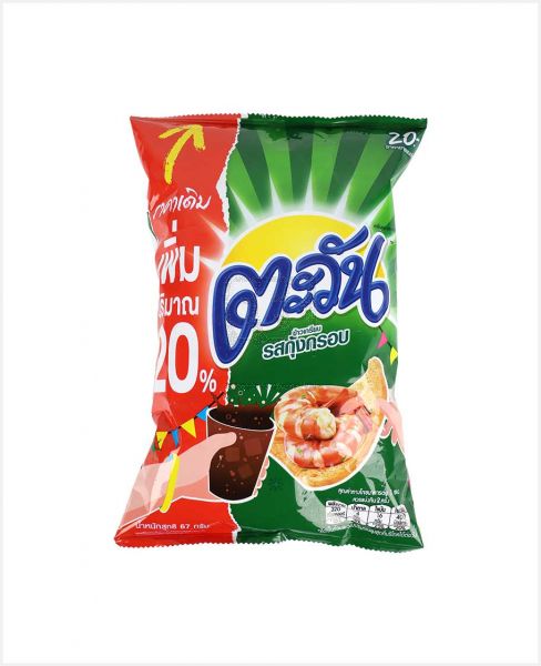 TAWAN TAPIOCA CHIPS CRISPY PRAWN FLAVOR 67GM