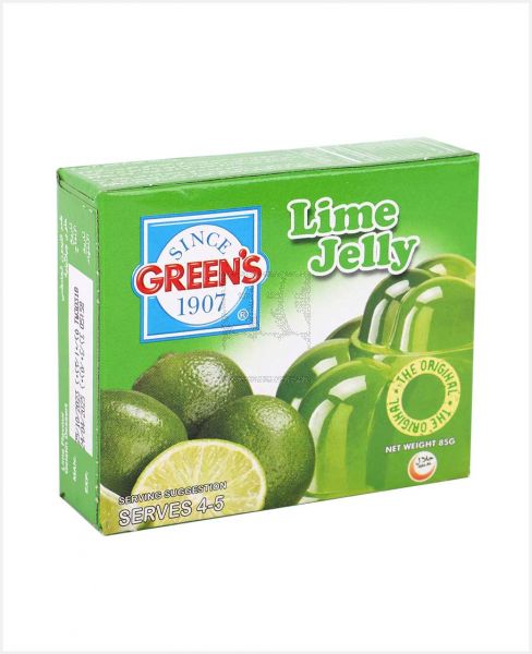 GREEN'S LIME JELLY MIX 85GM