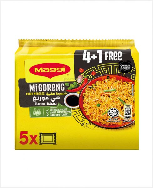NESTLE MAGGI 3 MINUTE NOODLES MI GORENG 72GM 4+1FREE