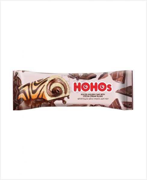 HOHOS ROLLED GOLDEN CAKE WITH COCOA CREAM 24GM