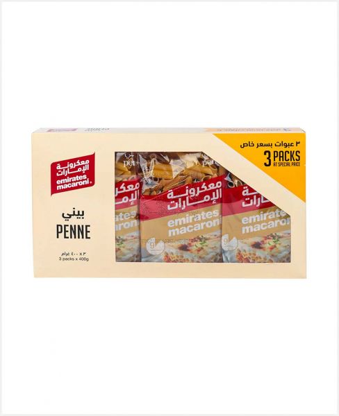 EMIRATES MACARONI PENNE 3SX400GM PROMO