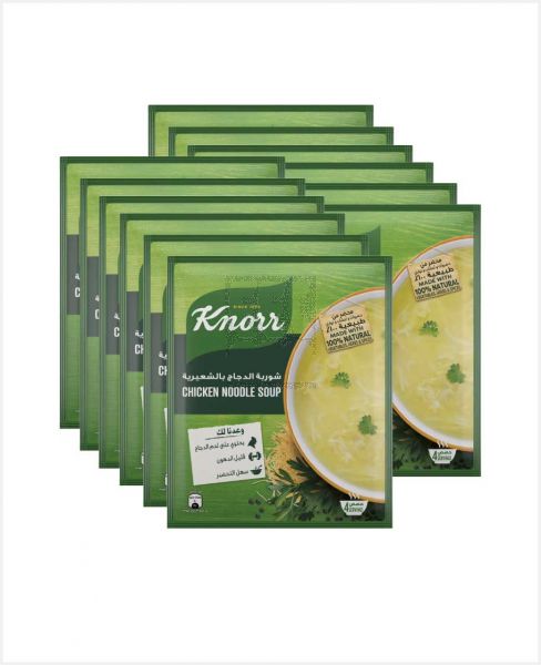 KNORR CHICKEN NOODLE SOUP 60GM 9+3FREE
