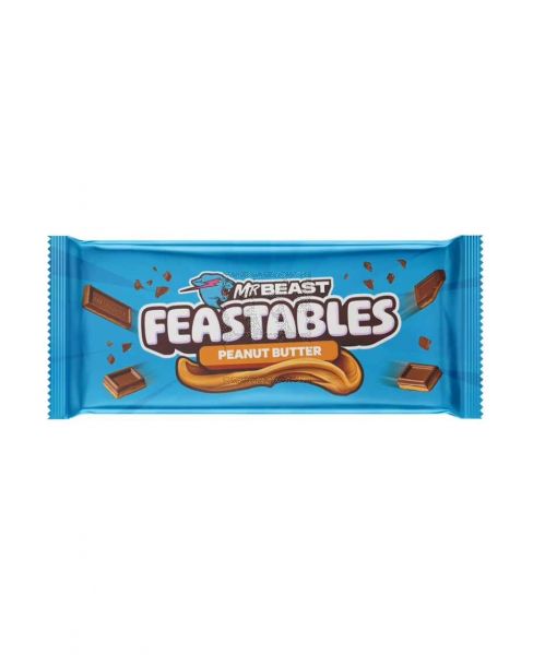 MR BEAST DEEZ NUTZ MILK CHOCOLATE W/ PEANUT BUTTER BAR 35GM