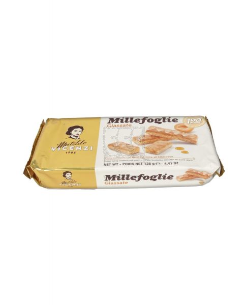 MATILDE VICENZI MILLEFOGLIE GLASSATE PUFF PASTRY 125GM