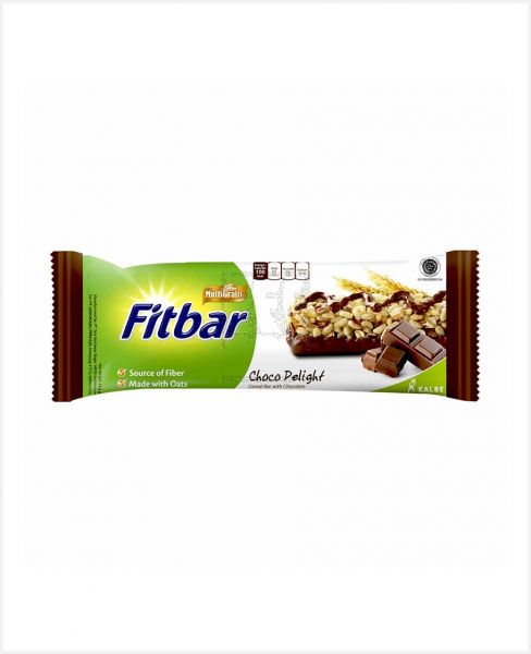 FITBAR CHOCO DELIGHT CEREAL BAR WITH CHOCOLATE 22GM