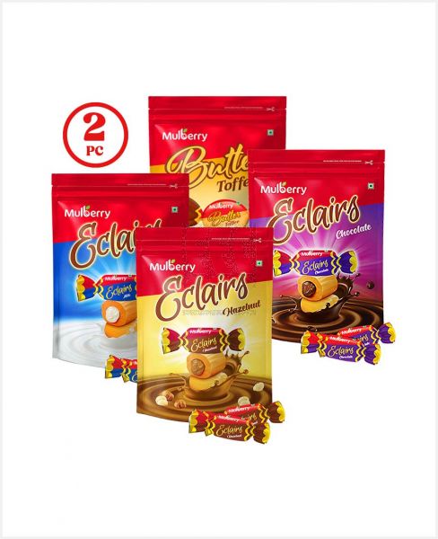MULBERRY ECLAIRS ASSORTED 500GM 1+1 PROMO