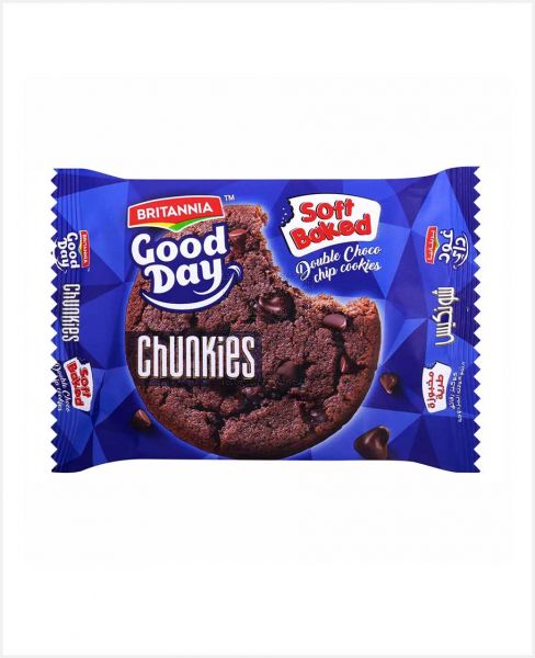 BRITANNIA SOFT BAKED DOUBLE CHOCO CHIP COOKIES 28GM