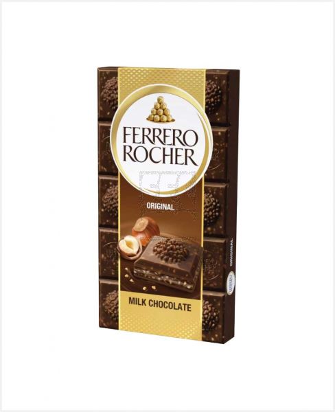 FERRERO ROCHER MILK CHOCOLATE ORIGINAL 90GM