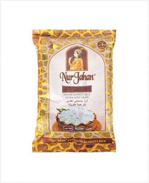 NUR JAHAN PREMIUM BASMATI RICE EXTRA LONG GRAIN 1KG