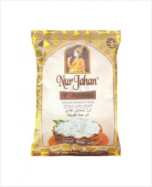 NUR JAHAN PREMIUM BASMATI RICE EXTRA LONG GRAIN 2KG