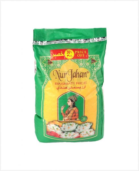 NUR JAHAN BASMATI RICE 20KG @30%OFF