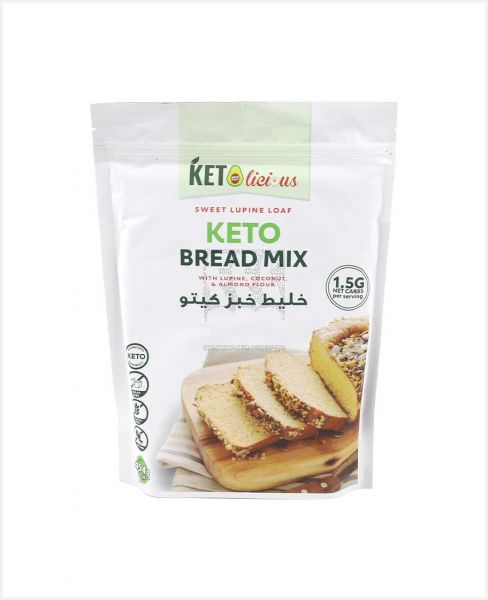 KETOLICIOUS KETO BREAD MIX 454GM