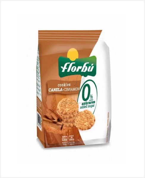 FLORBU CANELA-CINNAMON COOKIES 0% ADDED SUGAR 130GM