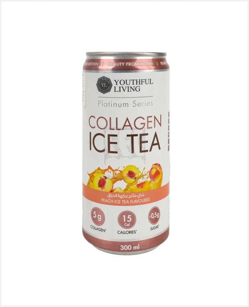 YOUTHFUL LIVING COLLAGEN PEACH ICE TEA FLAVOURED 300ML