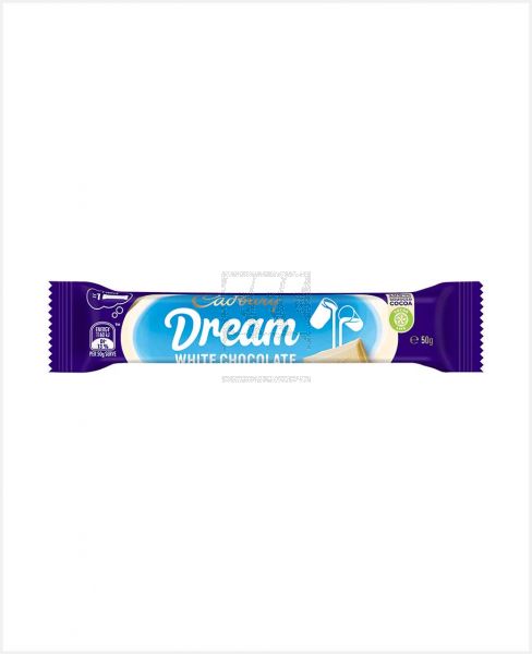 CADBURY DREAM WHITE CHOCOLATE 50GM