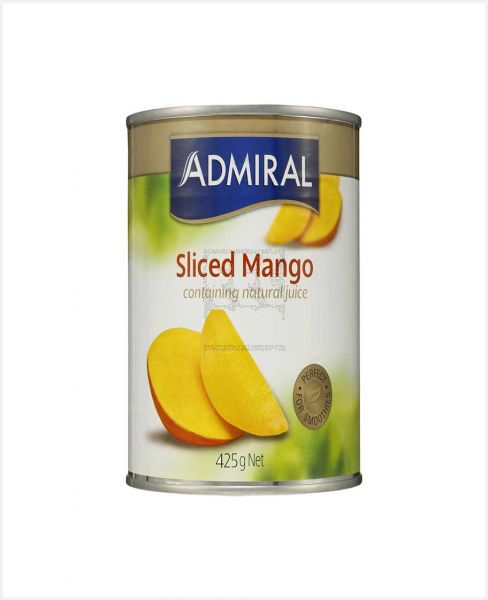 ADMIRAL SLICED MANGO CONTAINING NATURAL JUICE 425GM